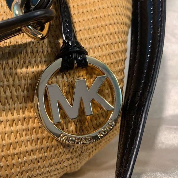 Michael Kors woven satchel/shoulder bag - Picture 2 of 8